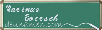 Marinus Boersch Visitenkarte